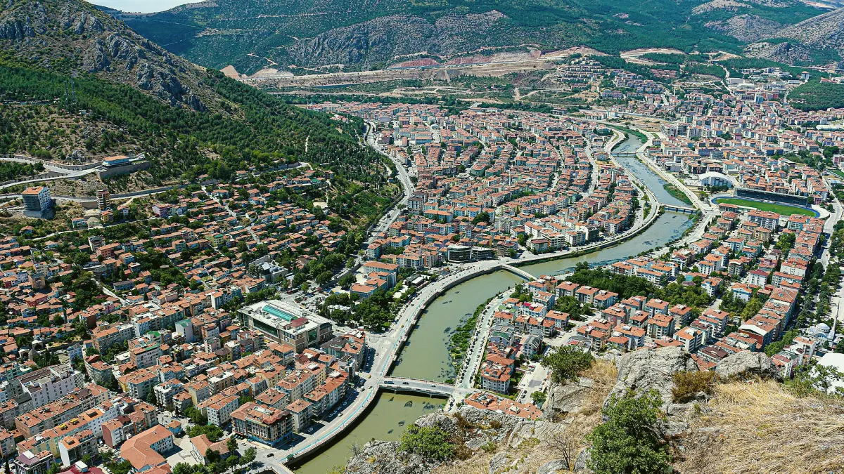 Amasya şehir manzarası