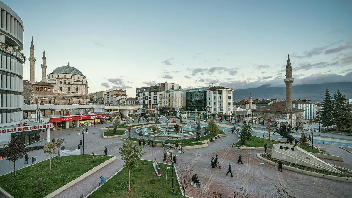 Bolu şehir manzarası