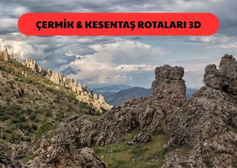 Çermik Kesentaş Rotaları 3D